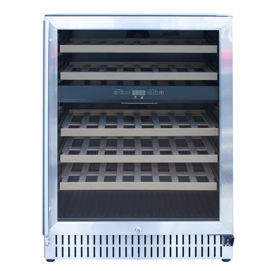 TrueFlame 24" Outdoor Rated Dual Zone Wine Cooler