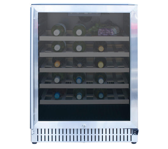 TrueFlame 24" Outdoor Rated Wine Cooler