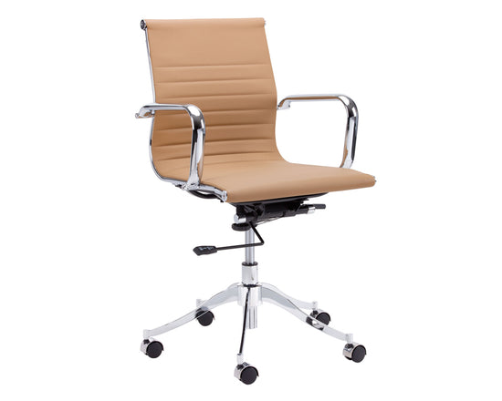 Sunpan Tyler Office Chair - Onyx/Tan