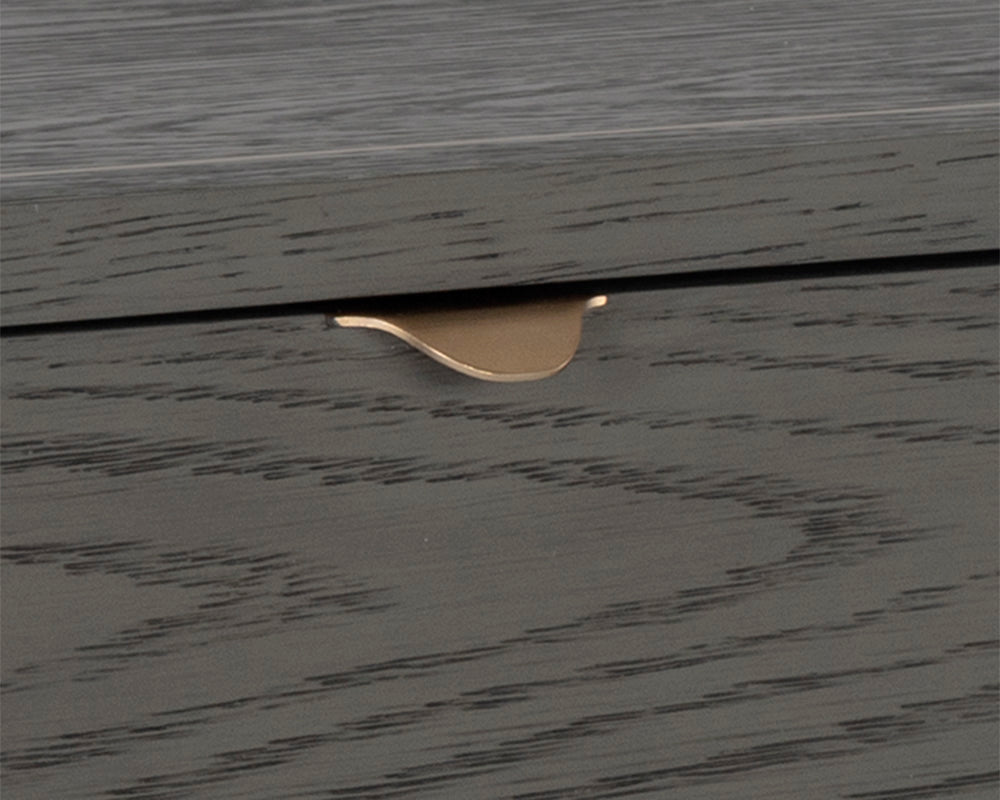 Sunpan Clark Desk In Grey/Walnut