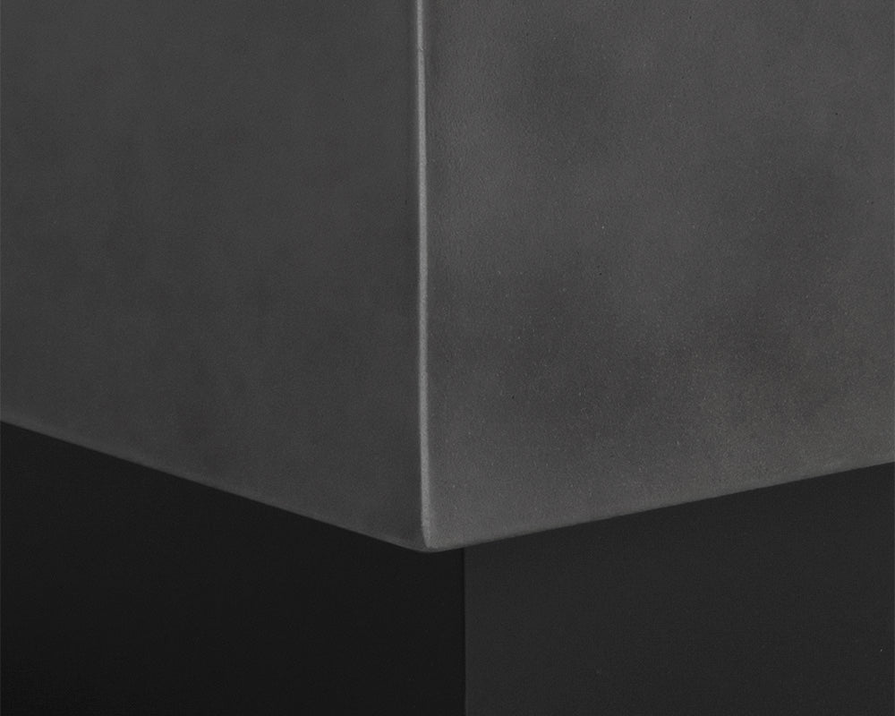 Sunpan Blakely End Table in Antique Brass / Gunmetal