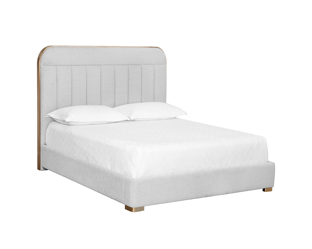 Sunpan Davina Bed in Ernst Silverstone - Queen