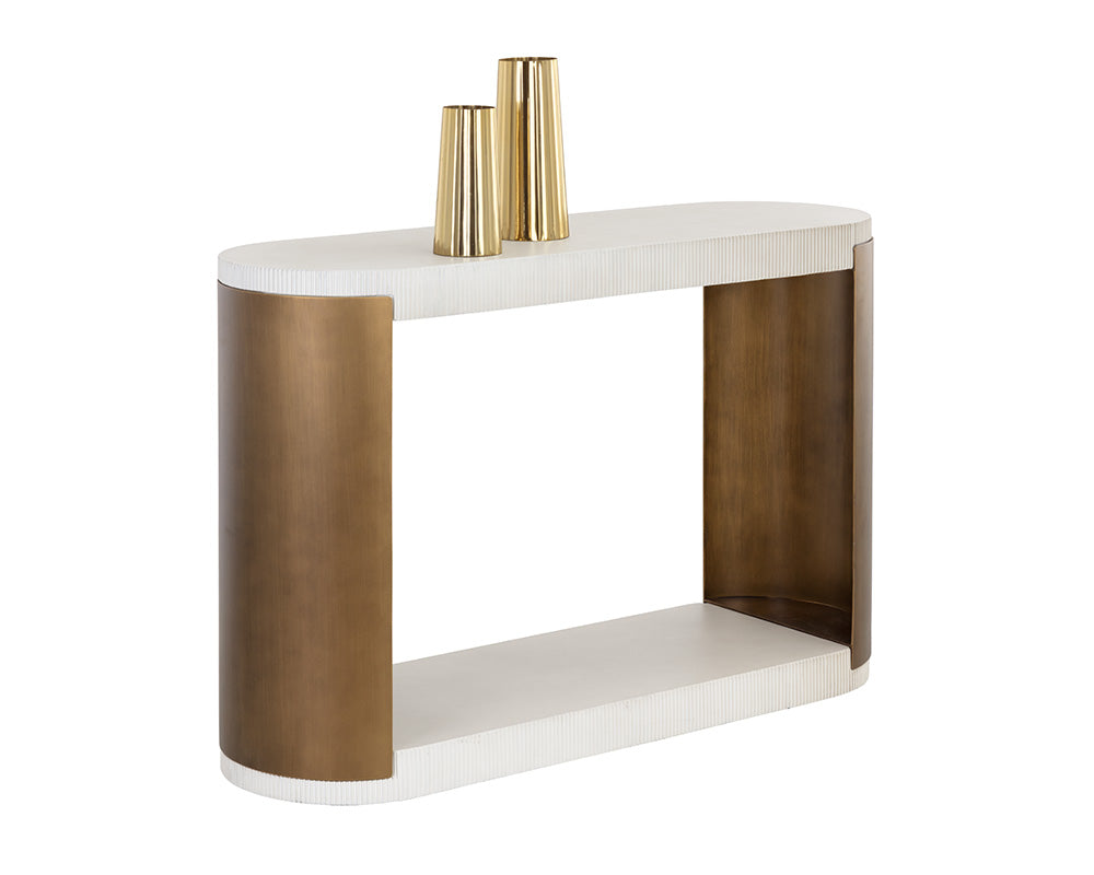 Sunpan Cavette Console Table