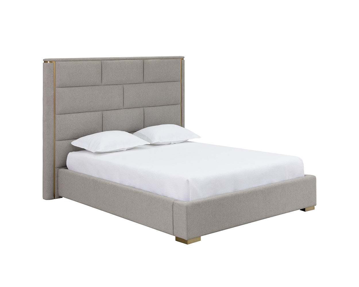 Sunpan Clara Bed In Ernst Sandstone - Queen