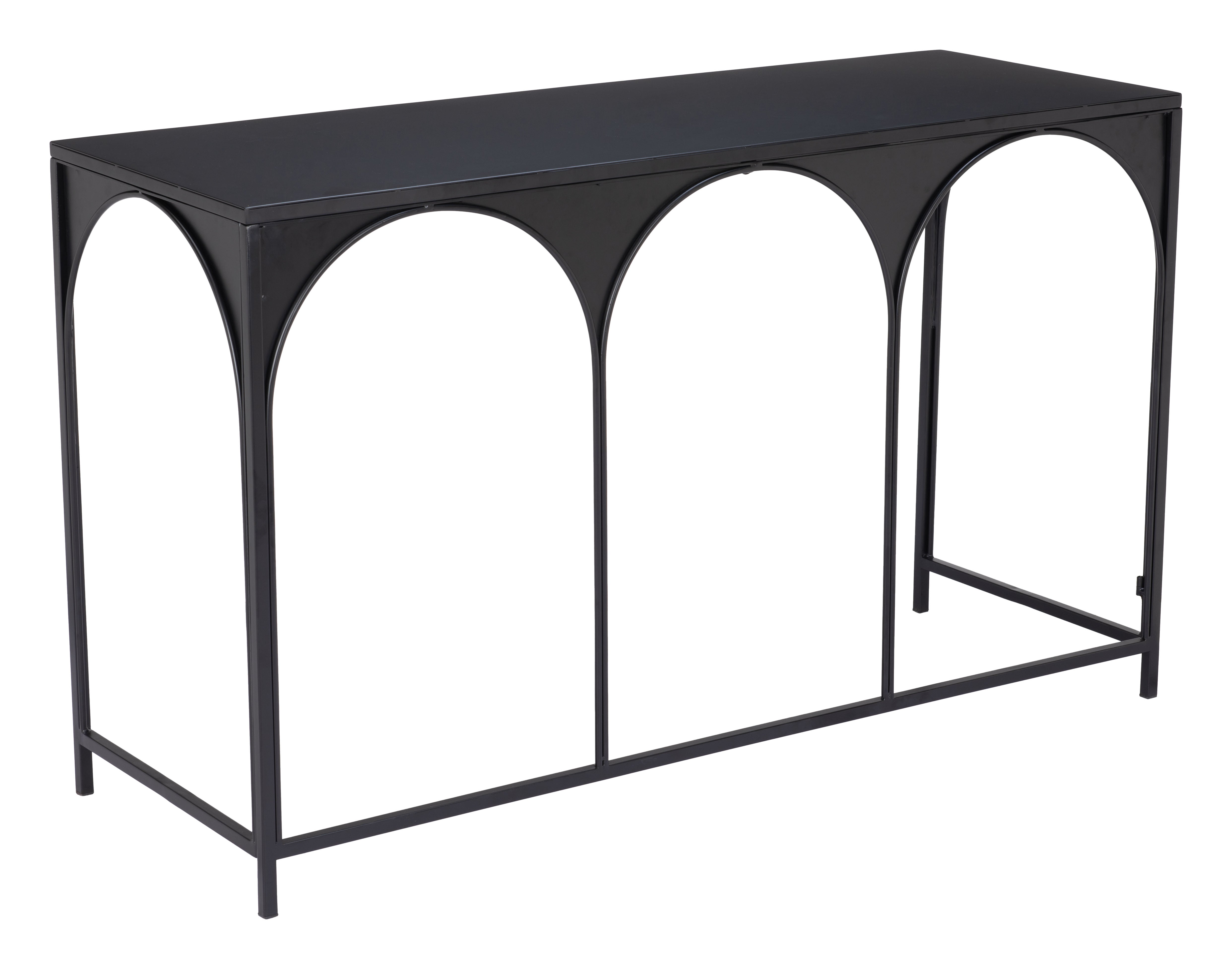 Zuo Modern Loriet Console Table in Black