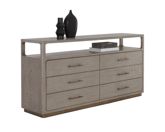Sunpan Danette Dresser in Grey/Black