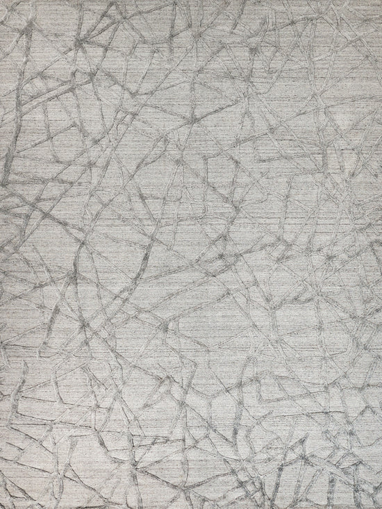 Exquisite Rugs Windsor Handmade Hand Loomed New Zealand Wool and Bamboo Silk Rug 6'X9'