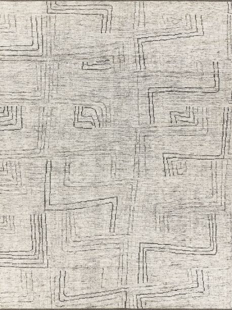 Exquisite Rugs Aldridge Handmade Hand-Knotted New Zealand Wool and Bamboo Silk Area Rug