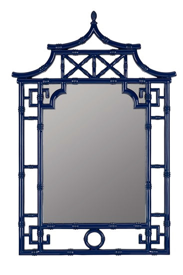 Cooper Classics Shing Navy Blue Wall Mirror