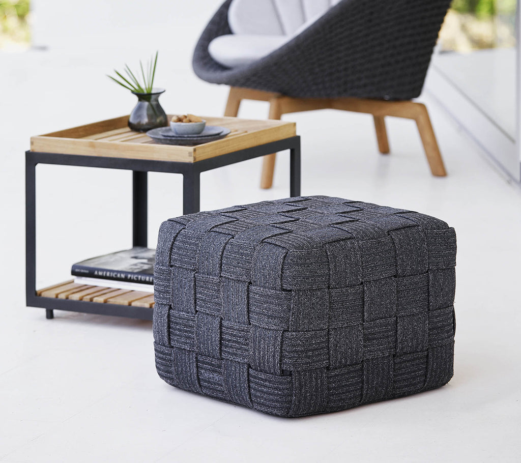Cane-Line Cube Footstool