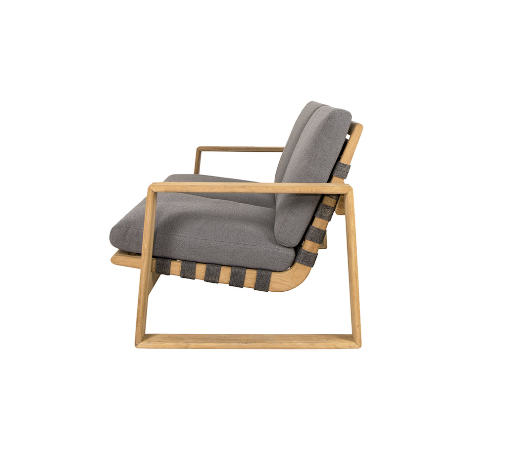 Cane-Line Endless Soft 2-Seater Sofa Incl. Grey Cane-Line Airtouch Cushion Set