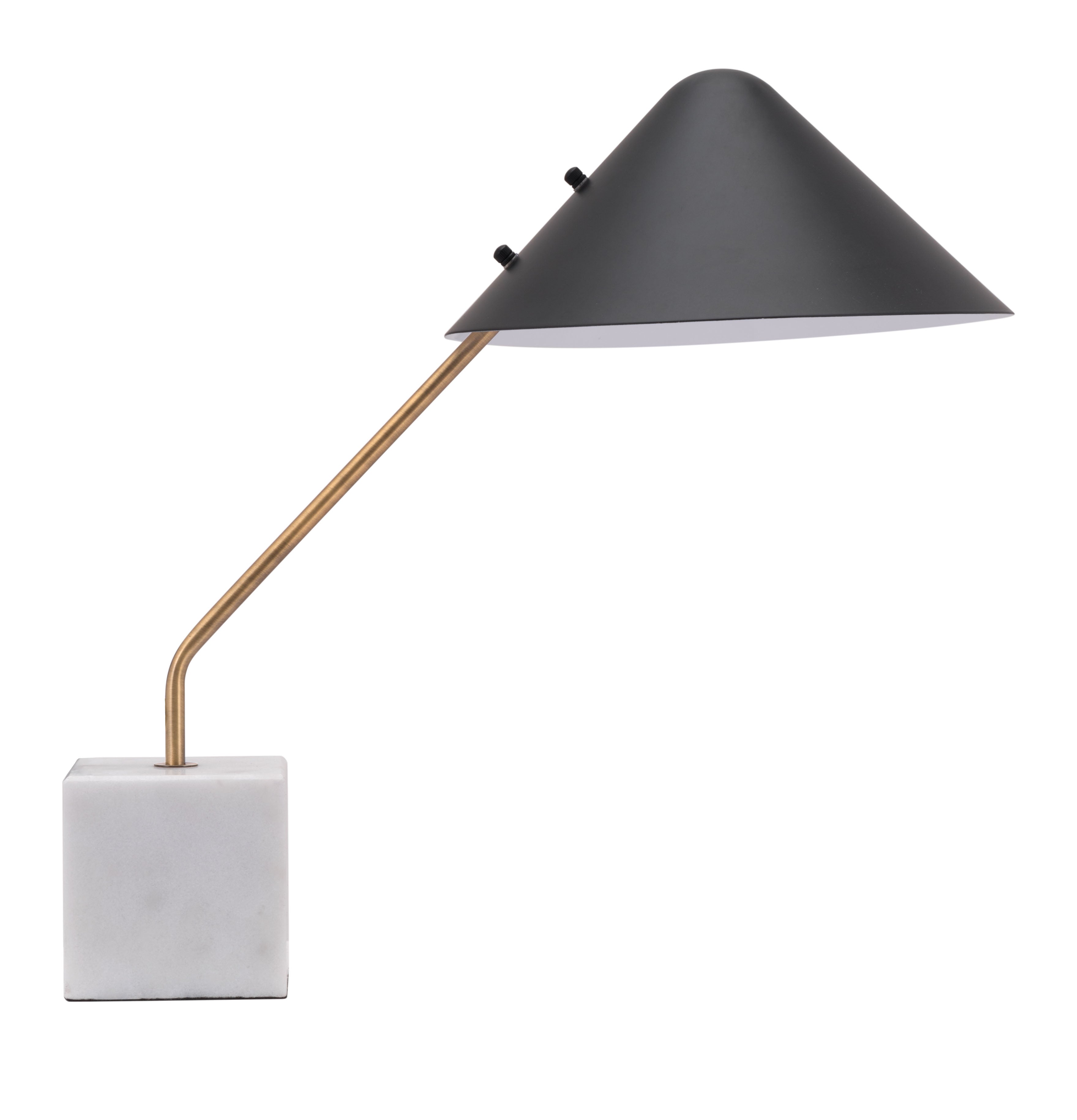 Zuo Modern Pike Table Lamp Black And White