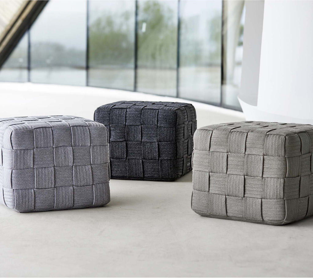 Cane-Line Cube Footstool