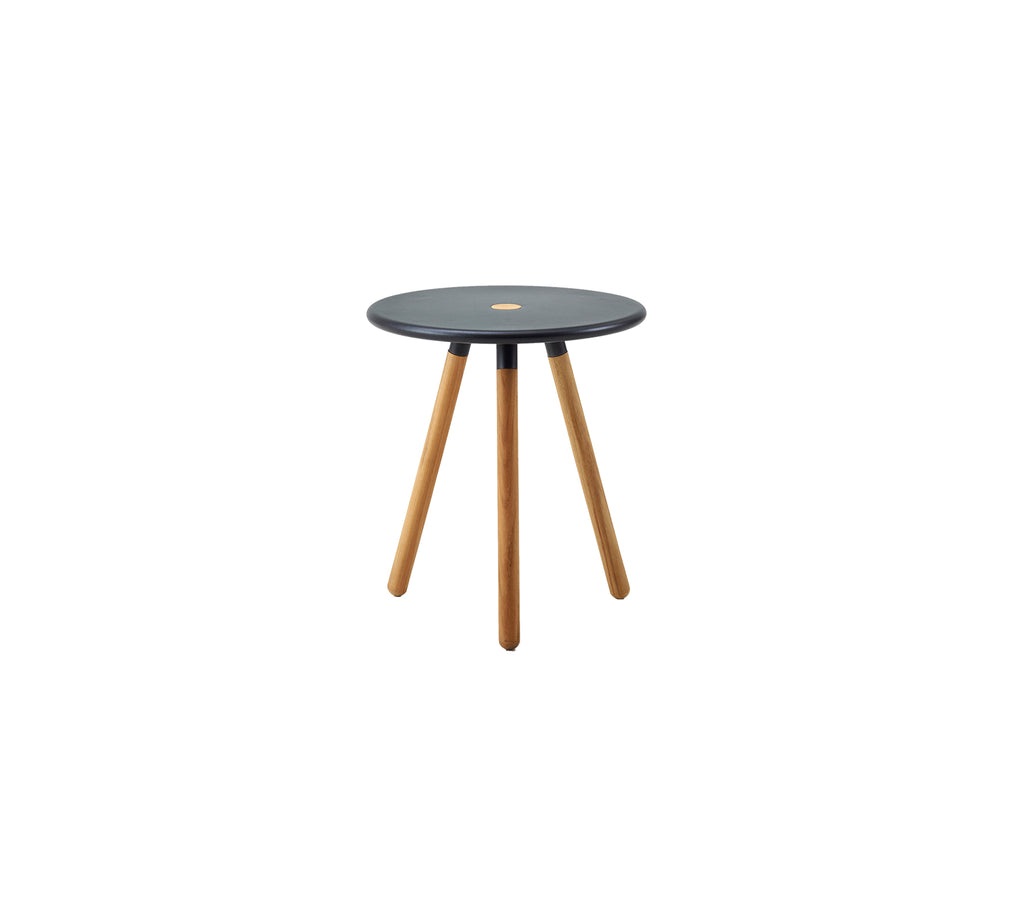 Cane-Line Area Table/Stool Teak Lava Grey / Aluminum