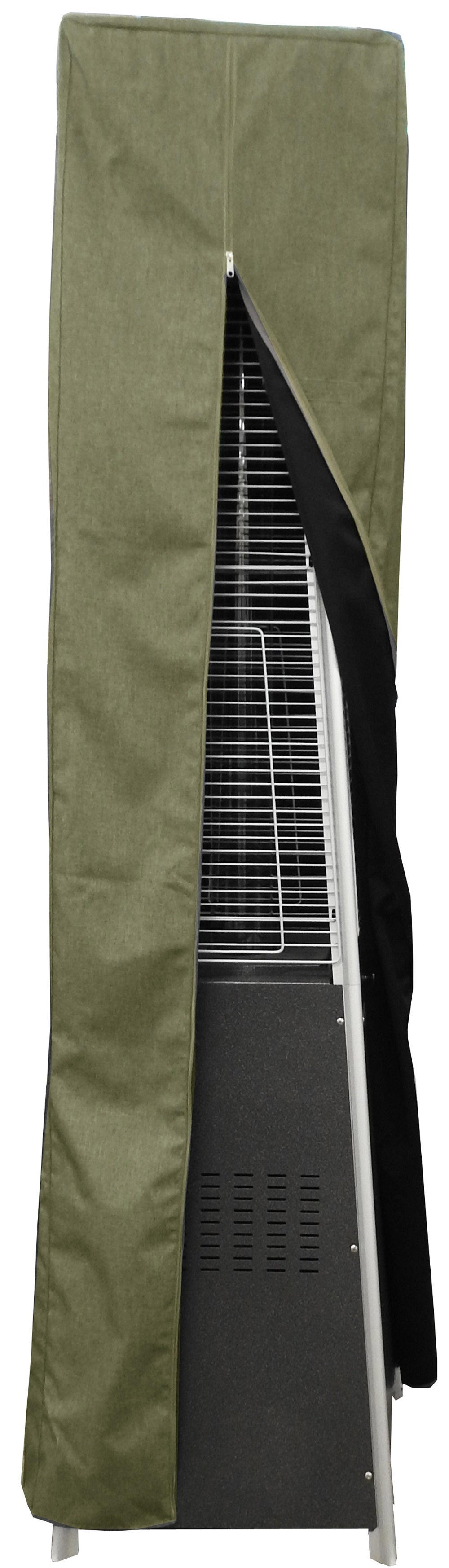 AZ Patio Heaters Square Glass Tube Patio Heater Commercial Cover in Tan / Gray