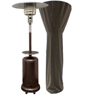 AZ Patio Heaters Tall Patio Heater Commercial Cover in Tan / Gray