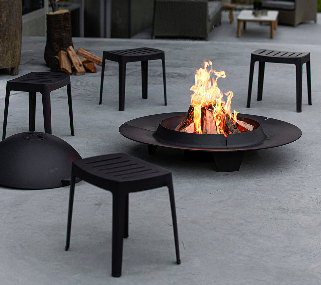 Cane-Line Cut Stool - Stackable