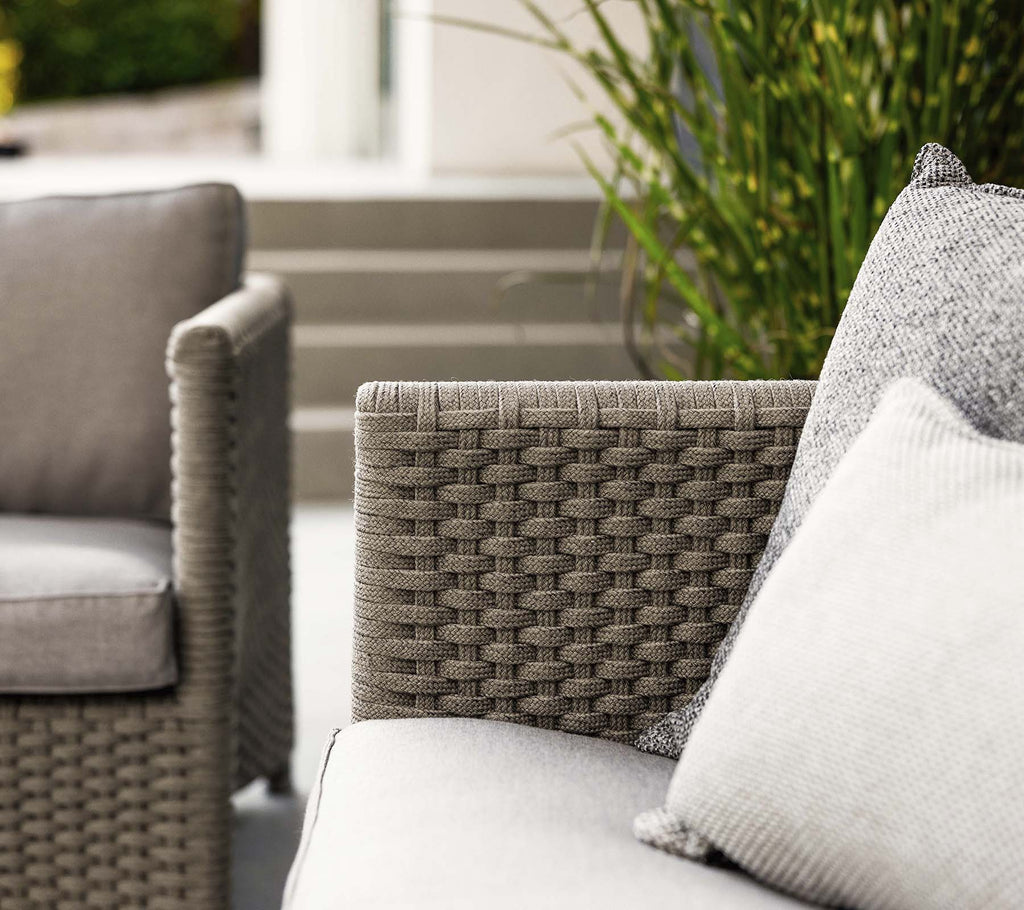 Cane-Line Diamond 3-Seater Sofa Soft Rope Incl. Cushion Set