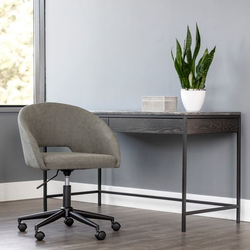 Sunpan Thatcher Office Chair - Antique Grey
