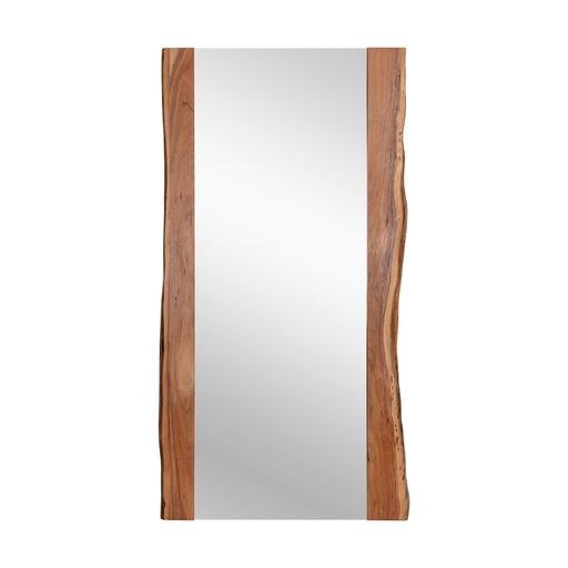 Sunpan Fontana Floor Mirror in Grey / Natural
