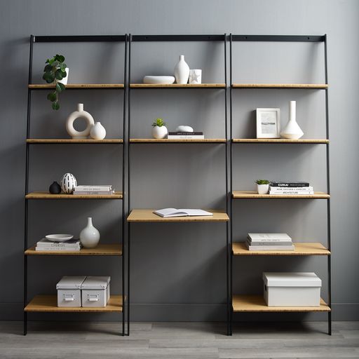 Greenington Santa Cruz Leaning Desk, Wheat