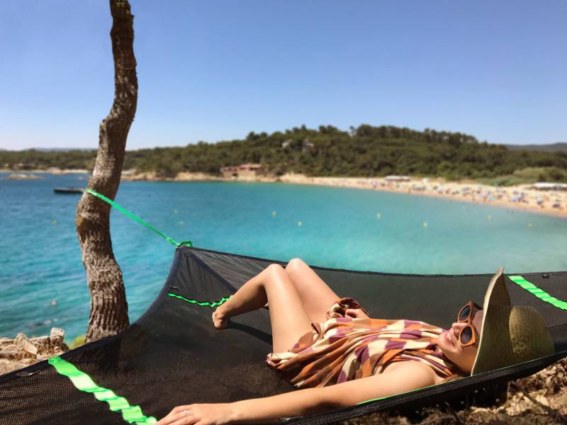 Vivere Levitat Aerial Mat - Neon Green