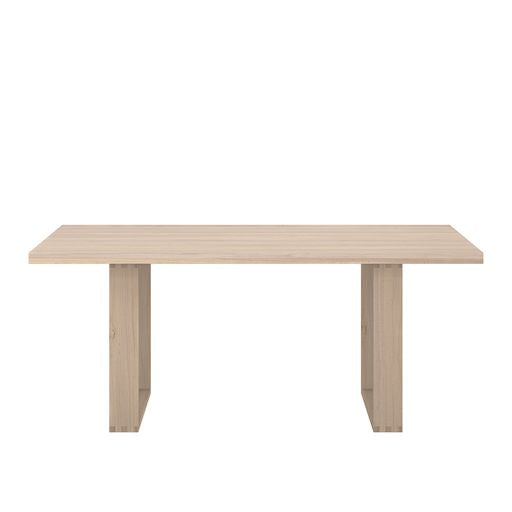 Sunpan Thanus Dining Table 72 '' Brown Oak / Light Oak