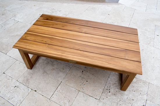 Panama Jack Outdoor Bali Teak Coffee Table