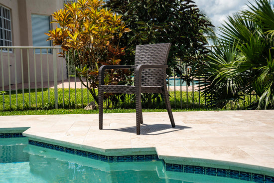 Rainbow Outdoor Alberta 7-Piece Dining Set-Brown