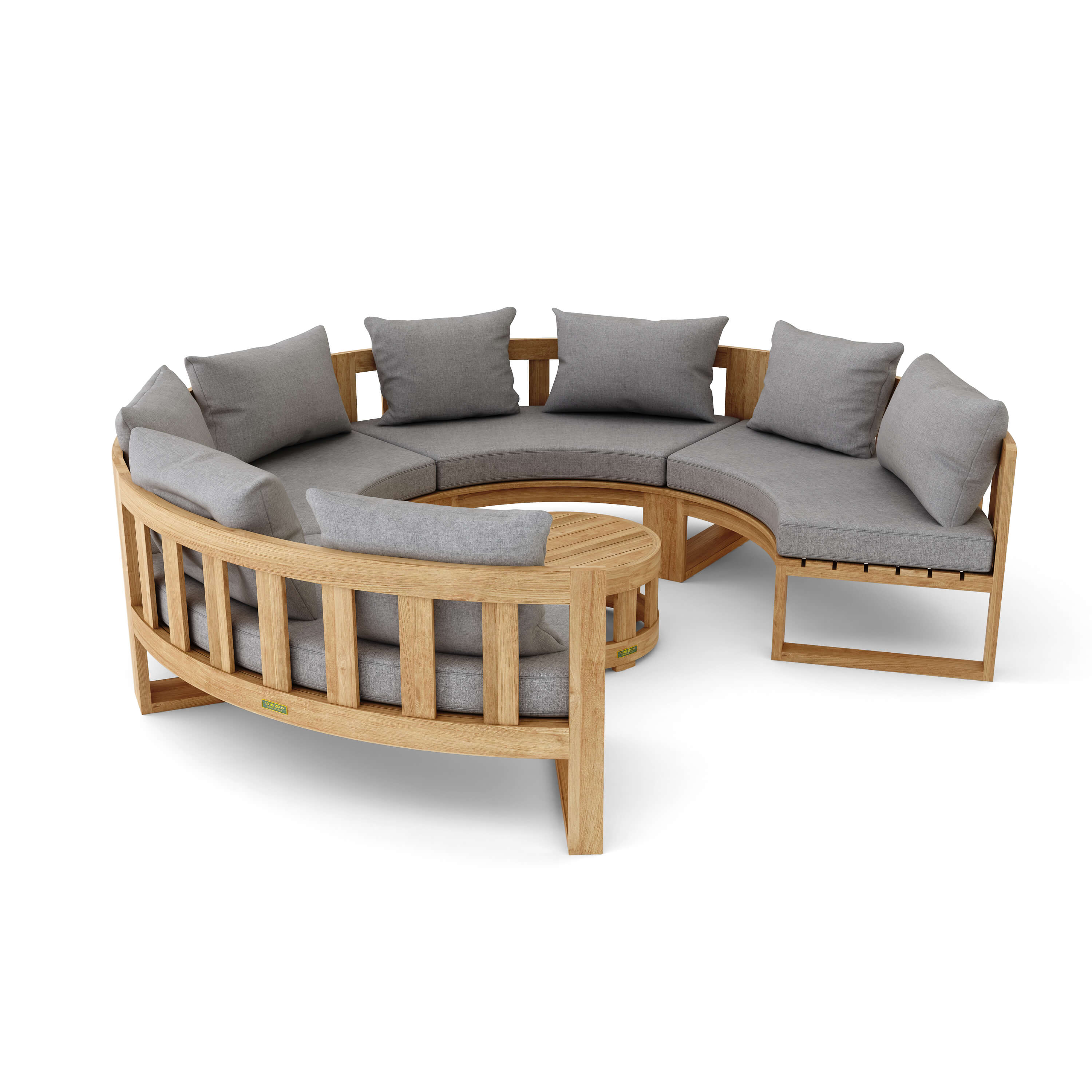 Anderson Teak Circular Modular Deep Seating Set - SET-810