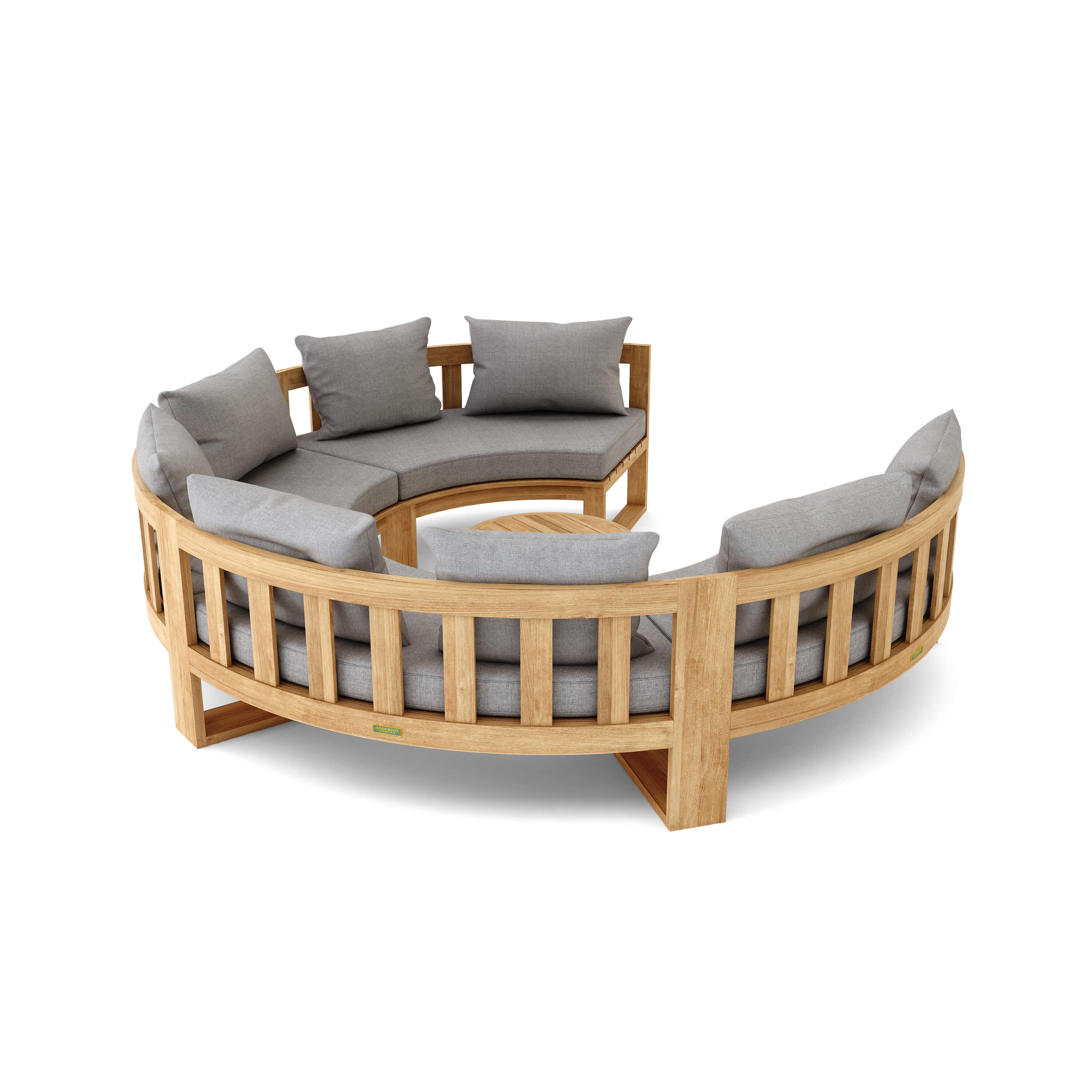 Anderson Teak Circular Modular Deep Seating Set - SET-810