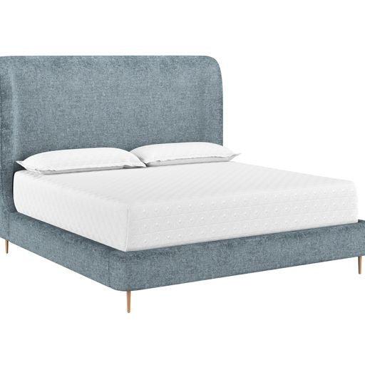 Sunpan Tierra Bed King Bergen French Blue / Bergen Taupe