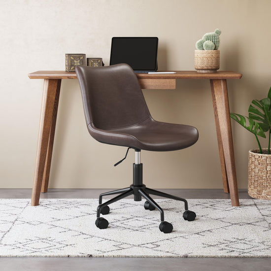 Zuo Modern Byron Office Chair in Brown/Grey/White