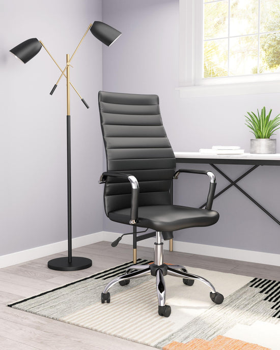Zuo Modern Primero Office Chair in Black/White