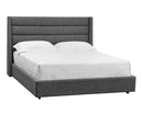 Sunpan Emmit Bed - King in Marble / Quarry /Merino Pearl