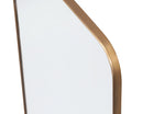 Sunpan Calabasas Floor Mirror in Black / Brass