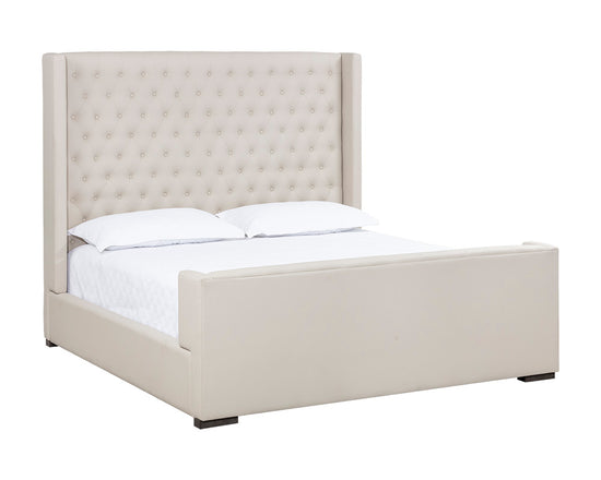 Sunpan Brittany Bed in Dillon Cream - King