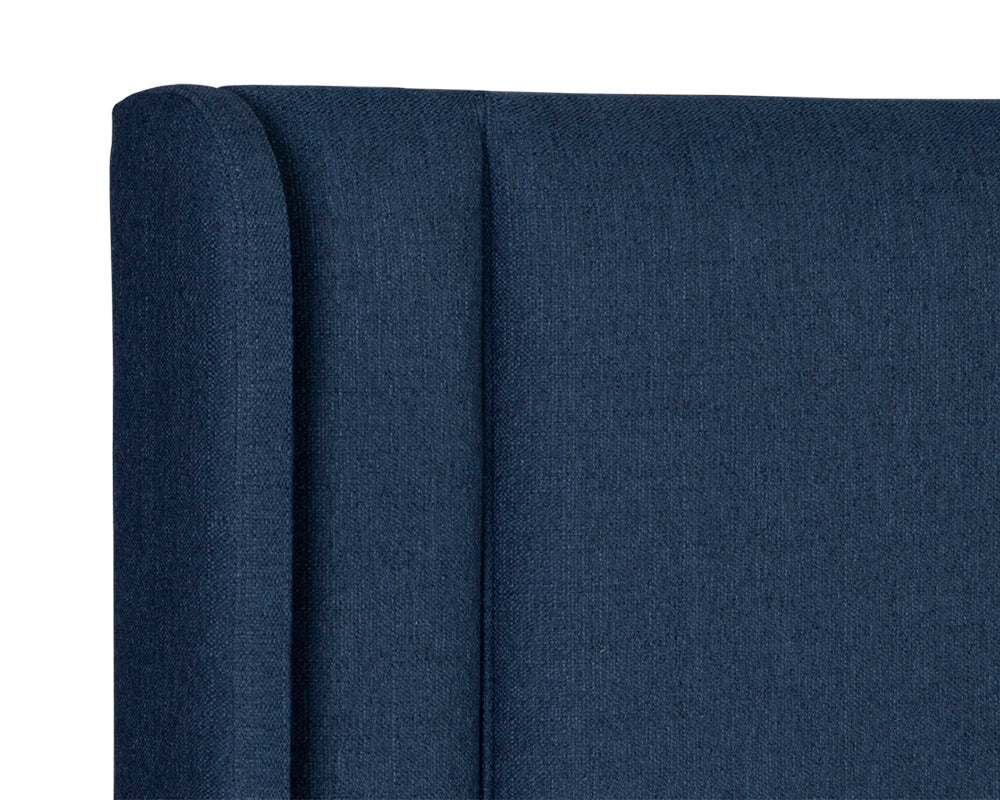 Sunpan Clemonte Bed In Liv Indigo - Queen