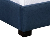Sunpan Clemonte Bed In Liv Indigo - Queen