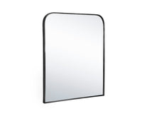 Sunpan Calabasas Wall Mirror in Black / Brass