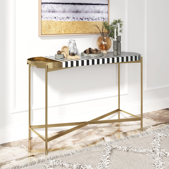 Zuo Modern Saber Console Table in Multicolor
