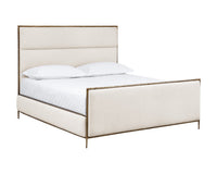 Sunpan Yasmine Bed - King - Zenith Alabaster
