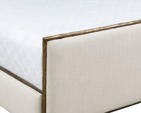 Sunpan Yasmine Bed - King - Zenith Alabaster