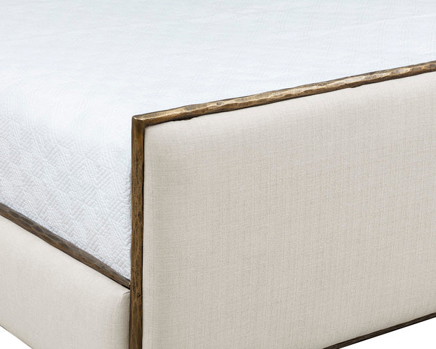 Sunpan Yasmine Bed - King - Zenith Alabaster