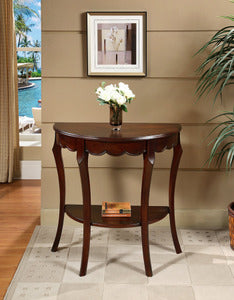 All Things Cedar Half Moon Console Table