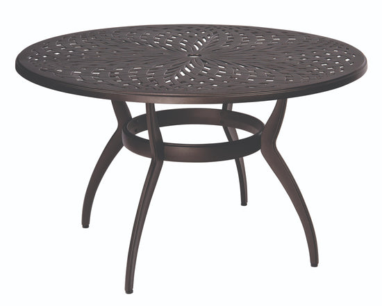 Woodard Apollo Round Umbrella Dining Table
