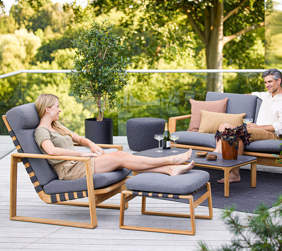 Cane-Line Endless Soft Footstool