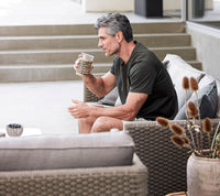 Cane-Line Diamond 3-Seater Sofa Soft Rope Incl. Cushion Set