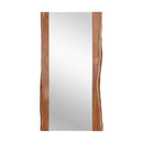 Sunpan Fontana Floor Mirror in Grey / Natural