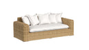 Sunset West Playa Loveseat in Soothe Pearl with Flange Welt